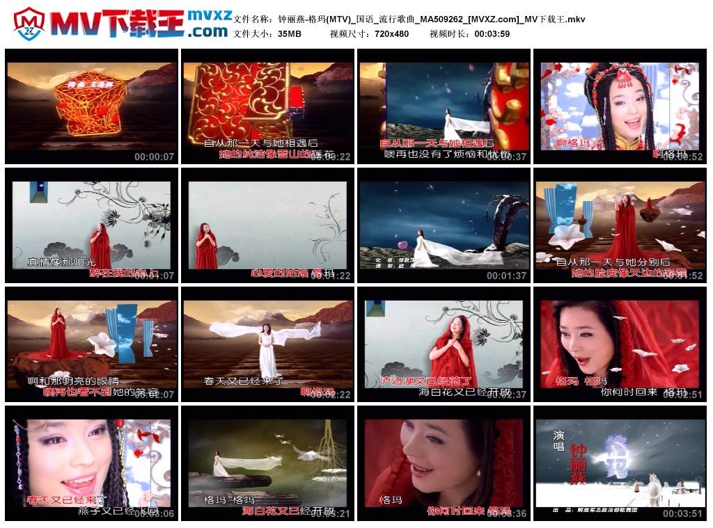 钟丽燕-格玛(MTV)_国语_流行歌曲_MA509262